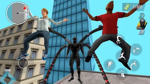 Gameplay screenshot 3 from Superhero Crime Open World War - Adventure game