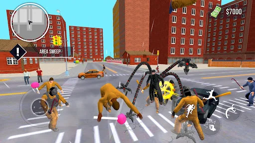 Gameplay screenshot 4 from Superhero Crime Open World War - Adventure game